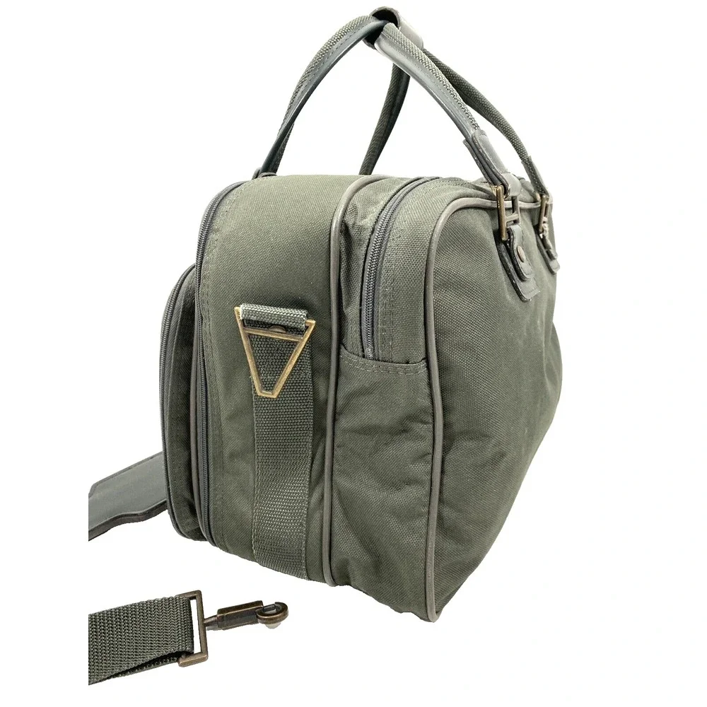American Tourister Carry On Soft Side Overnight Luggage Tote Olive Color w/Strap